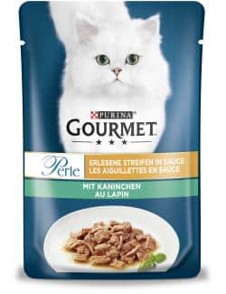 GOURMET Perle Erlesene Streifen mit Kaninchen